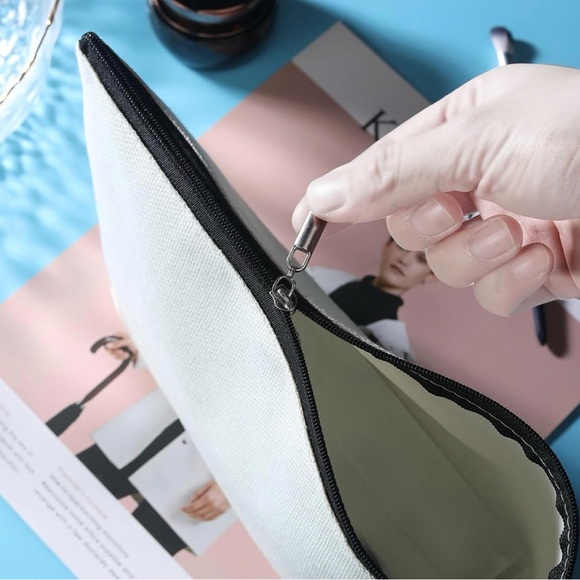 Mystical Canvas Pouch with Celestial Design - Picture 2 of 3